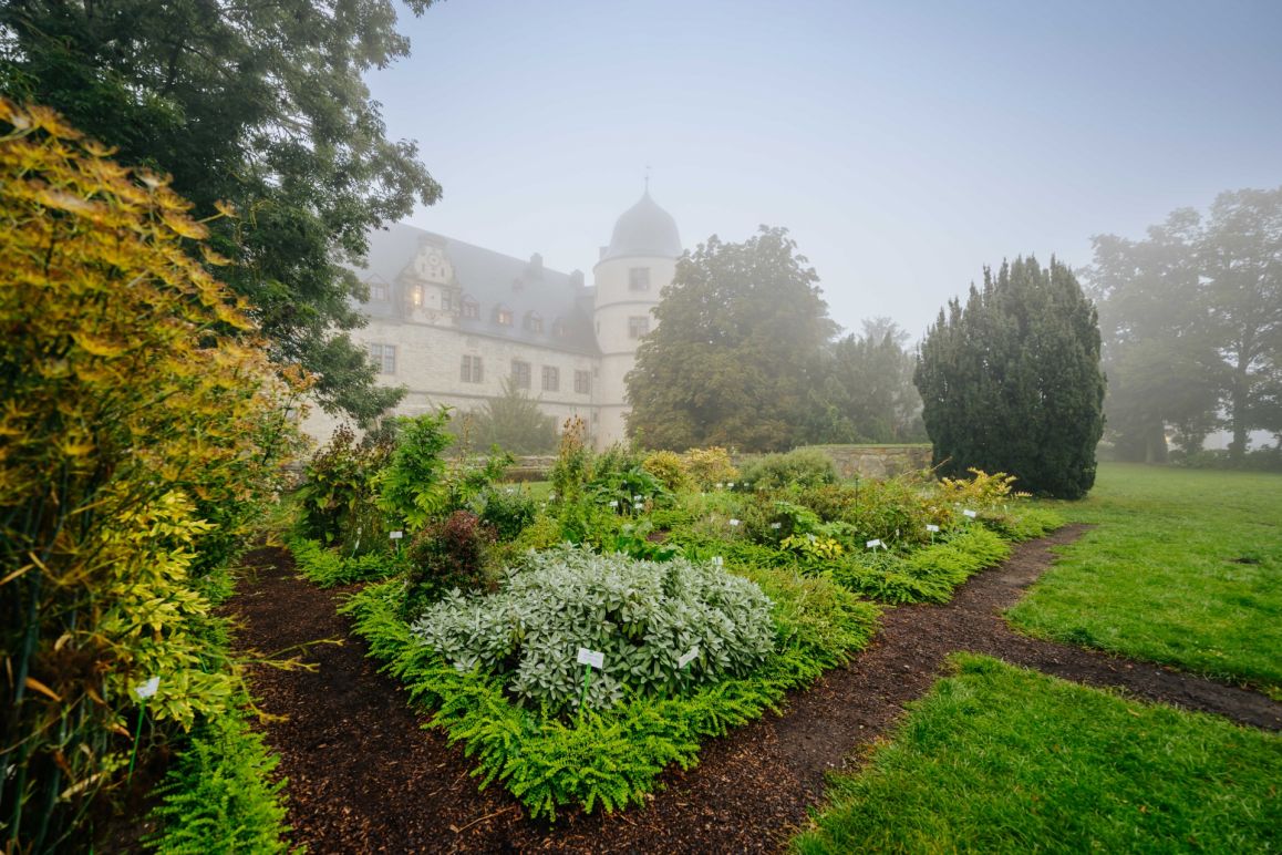 Burggarten im Spätsommer